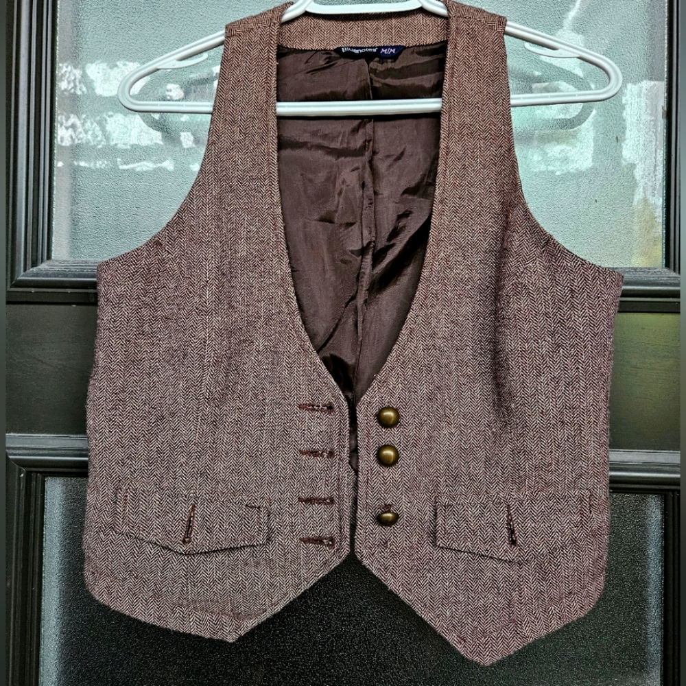 🌸4for25  Bluenotes 00s brown vest size M